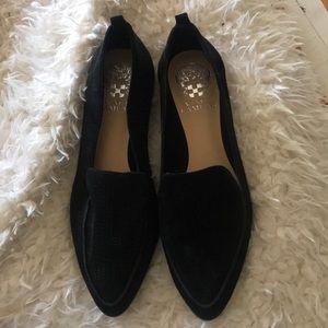 Vince Camuto Black Suede flats. Size 7